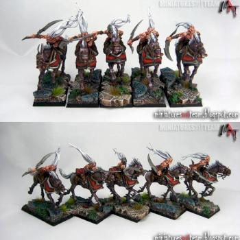 Dark Elves Doomfire Warlocks by goblin1980