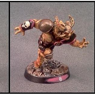 Blood Bowl Chaos Beastman by Lou Rollins