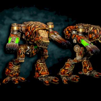 Forgeworld Chaos Warhound Titan by LBursley