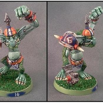 Blood Bowl Troll Star Player Ripper Bolgrot by Lou Rollins