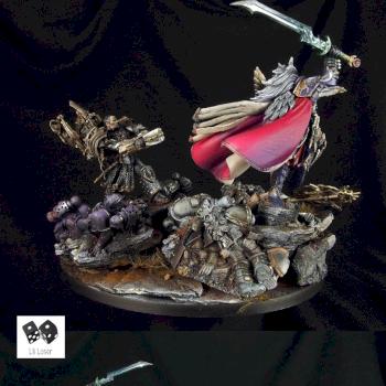 Fulgrim vs Ferrus Manus Primarch Diorama by Forge World by lilloser