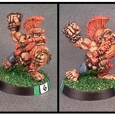 Blood Bowl Dwarf Troll Slayers by Lou Rollins