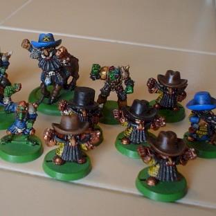 Chaos Dwarf Blood Bowl Team by cygnus46