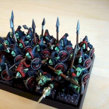 Night Goblin Regiment (6th edition) by red gobbo