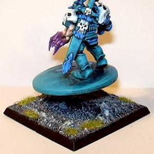 Chaos Tzeentch sorcerer on disc by bakalla