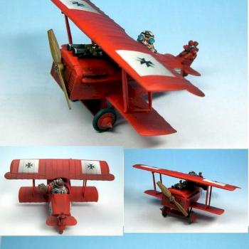 Dwarf WW I fighter plane Red Thane by pulper