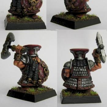 Chaos dwarf Warrior by Arekarkadiusz