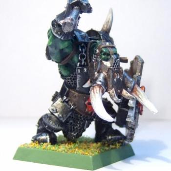 BLACK ORC BOSS by capt mannering