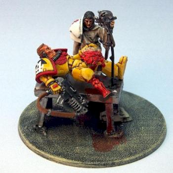 Wounded Imperial Fist Marine by Androsch