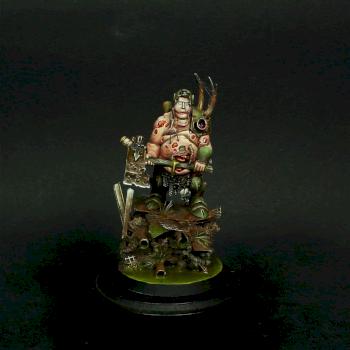 Chaos space marine nurgle lord by axia