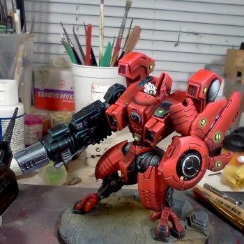 Tau Riptide in Red, Black and Green by Tim from Tau of War