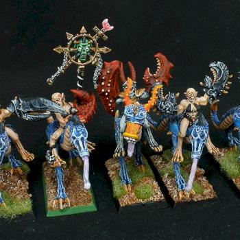 Warhammer Daemonetes on steed by Menelker