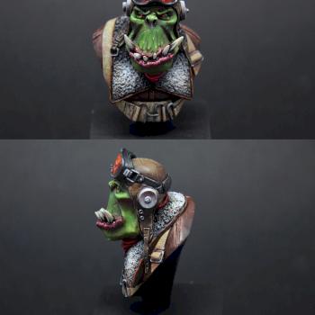 Orc Pilot Bust by herrkuba