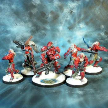 Infinity: Morat Aggression Forces Blood Eagles regiment by Siticus