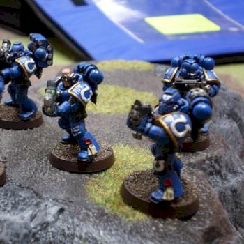 Squad Solinus, Ultramarines Tactical Squad. by MatiasBGDC