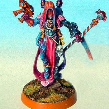 Eldar shadowseer with Harlequins' Kiss by Gutboy Barrelhouse