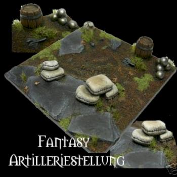 Warhammer artillery emplacement by Beowahr