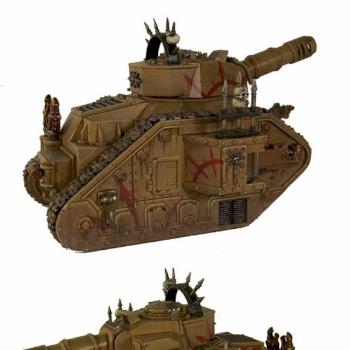 Chaos Renegade Leman Russ Tank by DangerousBrian