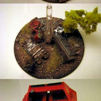 Blood Angels Landspeeder by COG