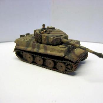 Tiger 1 Zimmerit version MIDDLE FoW Flames of War by SolarMacharius