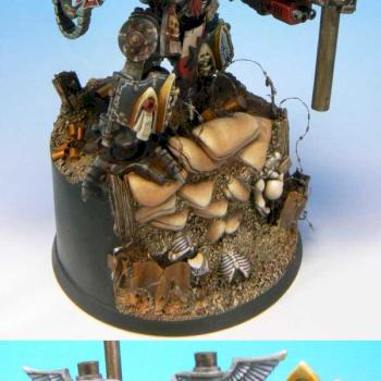 Black Templars Venerable Dreadnought close ups by mark of the dead