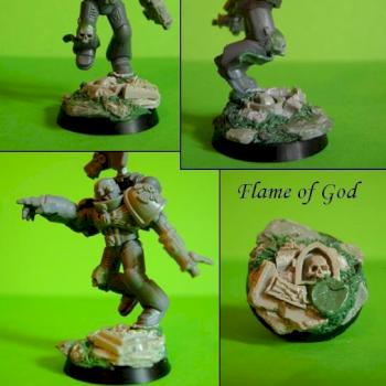 Space Marines - Tactical Squad Sergeant by Flame Of God