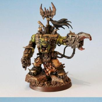 40k Blackreach Ork Bloodaxe Warboss by MiniKingdom