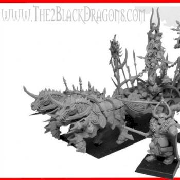 Fantasy Chaos Krieger Kriegsschrein Warshrine Warhammer by The 2 Black Dragons