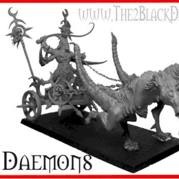 Fantasy Chaos Daemons Dämonen Herold Warhammer Herald by The 2 Black Dragons