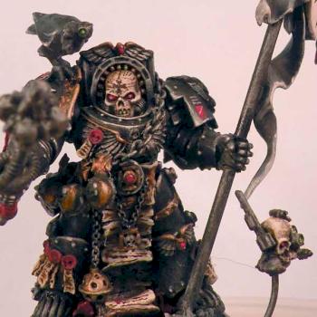 Black Templar Terminator Chaplain w/ Banner by NOMAD77