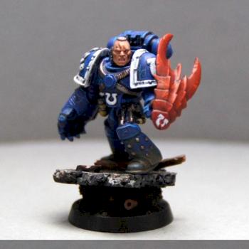 Ultramarine Space Marine - Tyranic War Veteran by Rogan