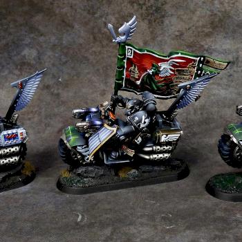 Dark Angels Ravenwing Command Squad by Awaken Realms