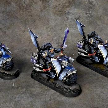 Dark Angels Ravenwing Black Knights by Awaken Realms