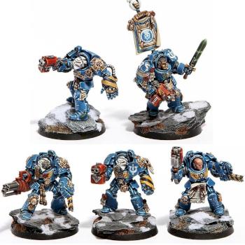 ULTRAMARINES TERMINATOR SQUAD by Perfectus Art Studio