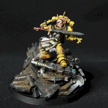 Sigismund, first captain of the Imperial Fists by Damik