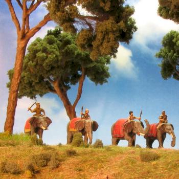 Carthaginian Elephants (Xyston, Corvus Belli) 15mm by Mephisto1984