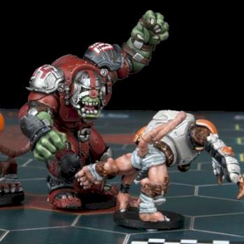 Dreadball Smackers versus Stealers by Curis