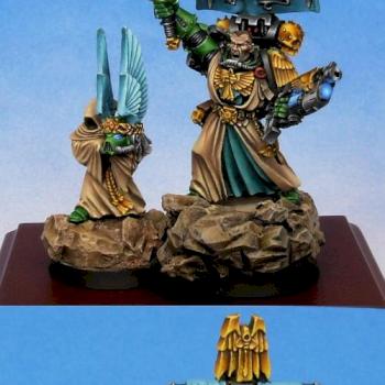 Dark Angels grand master Azrael by Flameon