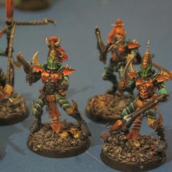 Dark eldar Warrior squad evil thorns by ileopsoas