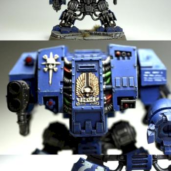 Ultramarine Dreadnought by BongZilla