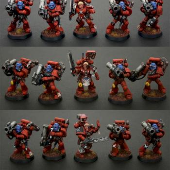 Blood Angels Devastators by Johnnyhorse