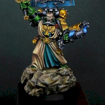 Dark Angels grand master Azrael by Flameon