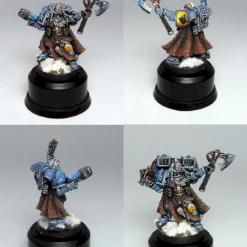 Space Wolves Rune Priest by Wickedcarrot