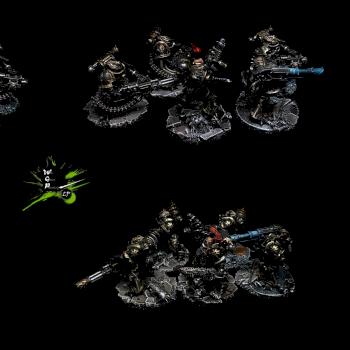 Warhammer 40K Havocs Black Legion by CroWarGamePainting