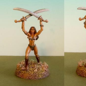 Reaper Miniatures, Dark Heaven Legends - Korin, Barbarian by smilie23