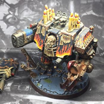 Forgeworld Magnetized chaos hellbrute dreadnought by pitynoman