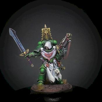 Dark Angels Captain primaris conversion by risk0