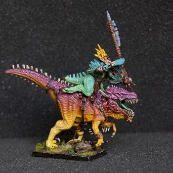 Saurus Cold One Knight Warhammer Made by Lost Kingdom by ignaciovidal