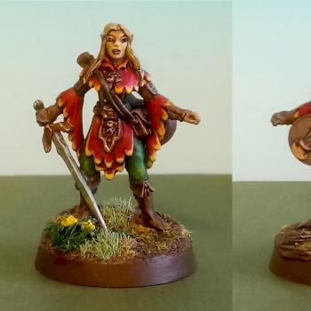 Reaper Miniatures, Dark Heaven Legends - Liriel Silverlocks, Bard by smilie23