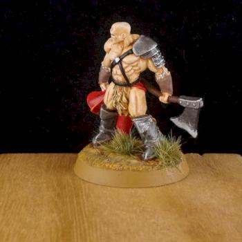 Human Barbarian by Dead Bard Miniatures